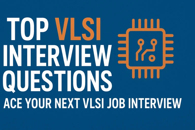 Top VLSI Interview Questions Ace Your Next VLSI Job Interview