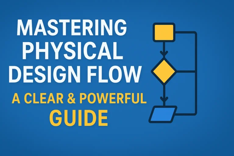 Mastering physical design flow A Clear & Powerful Guide